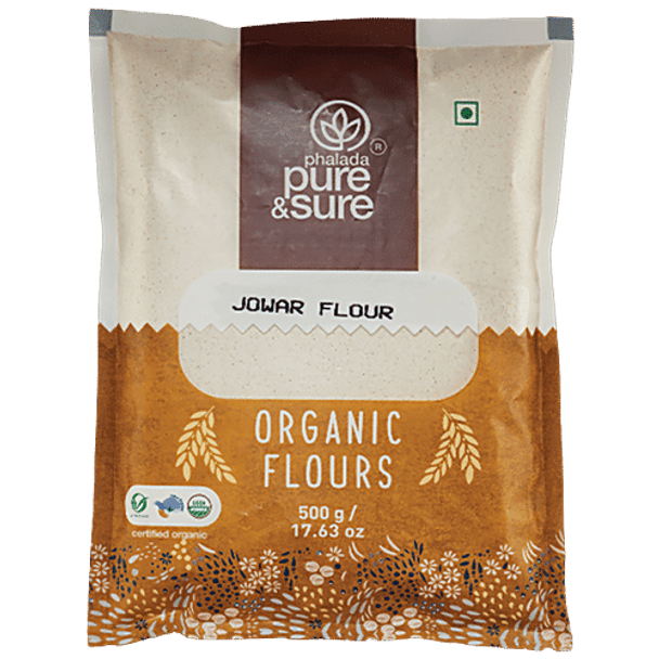 Phalada Pure & Sure Organic Jowar Flour - Fibre Rich|500 g