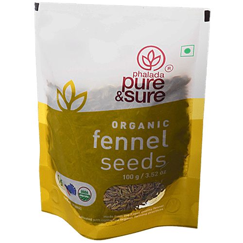 Phalada Pure & Sure Organic Fennel Seeds|100 g
