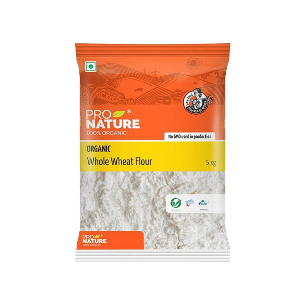 Pro Nature Whole Wheat Organic Atta|5 kg