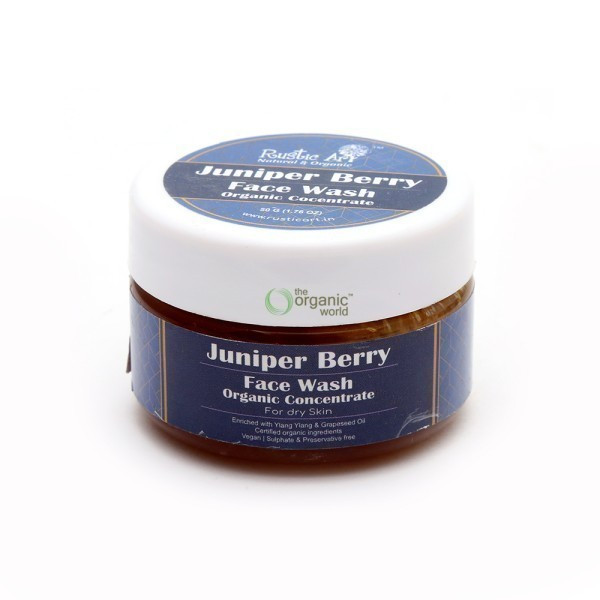 RUSTIC ART Organic Juniper Berry Face Wash|100 ml