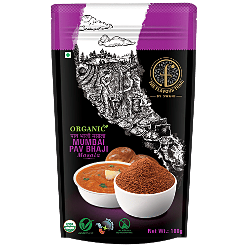 The Flavour Trail by Swani Organic Mumbai Pav Bhaji Masala|100 g