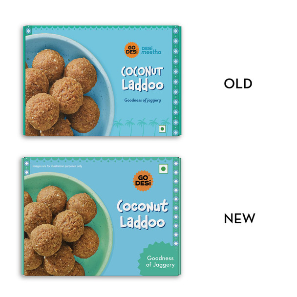 GO DESi Coconut Laddoo, Made with Jaggery, Nariyal Ladoo, Laddu, Sweets Indian Mithai, Gift pack, 200/250 grams GO DESi Coconut Laddoo, Made with Jaggery, Nariyal Ladoo, Laddu, Sweets Indian Mithai, Gift pack, 200/250 grams