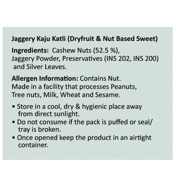 Lal Jaggery Kaju Katli,200 g Lal Jaggery Kaju Katli,200 g
