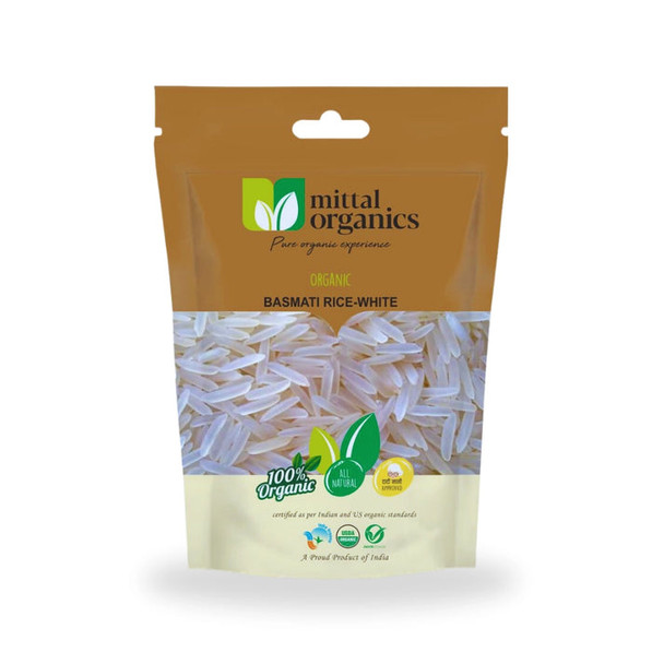 Mittal Organics Organic Basmati Rice | 850gm | 1.87 lbs