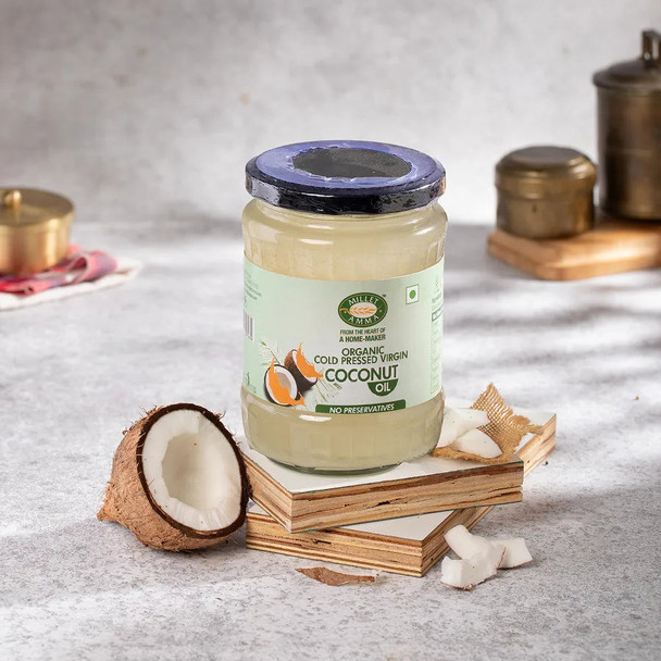 Millet Amma Cold Pressed Virgin Coconut Oil Organic |500gm|1.1 lbs