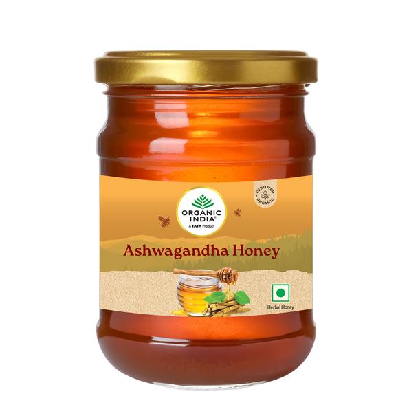 Organic India Ashwagandha Honey, Organic Certified |125gm|0.28 lbs