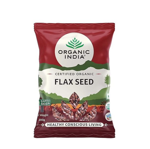 Organic India Flax Seed |200gm|0.44 lbs