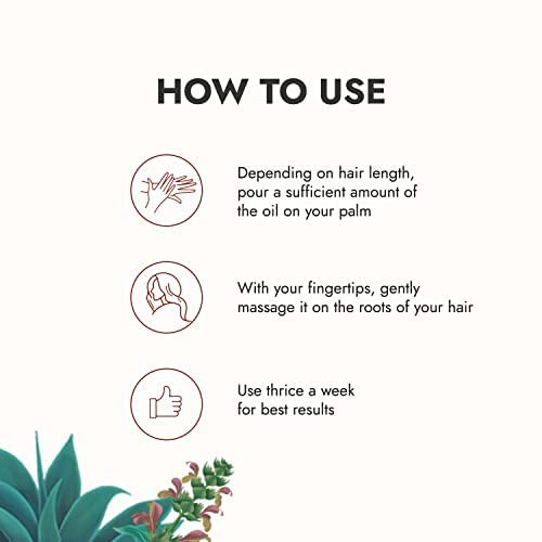 Tulsi Anti Hairfall Oil by Kapiva|200gm|0.44 lbs