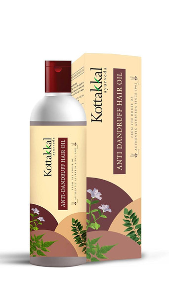 Anti Dandruff Hair Oil by Kottakkal Arya Vaidya Sala|150ml|0.33 lbs