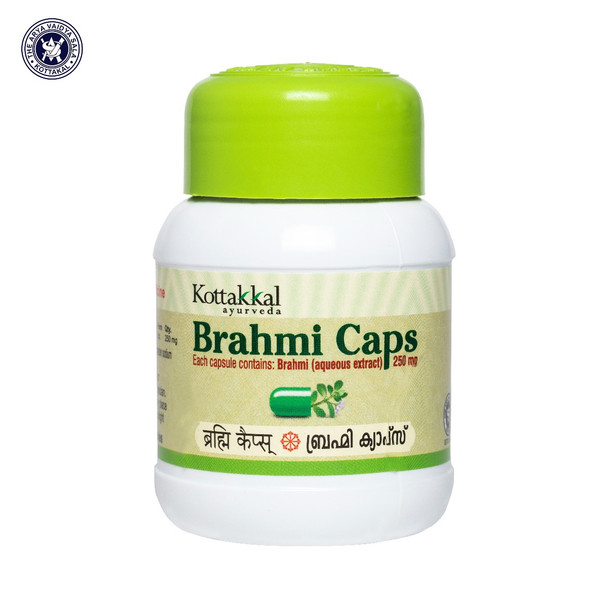 Brahmi Caps 60 Capsules by Kottakkal Arya Vaidya Sala|15gm|0.03 lbs