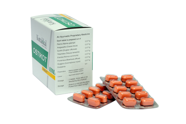 Ostikot Pack of 10 strips Tablet by Kottakkal Arya Vaidya Sala|50gm|0.11 lbs