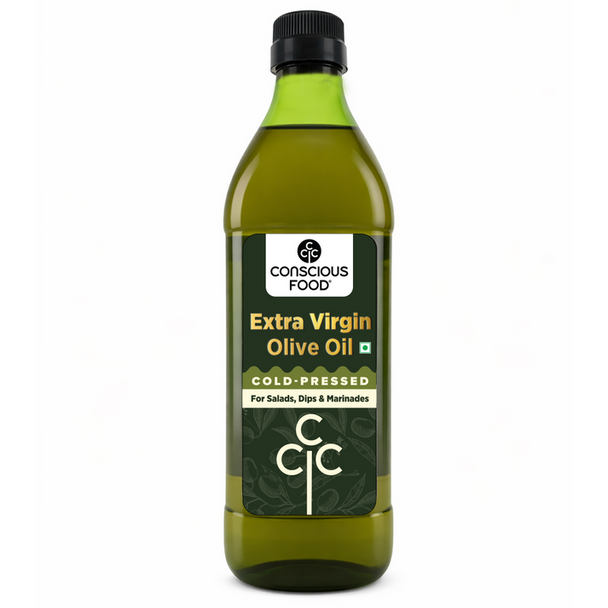Extra virigin Olive Oil by Conscious Food|1000gm|2.2 lbs