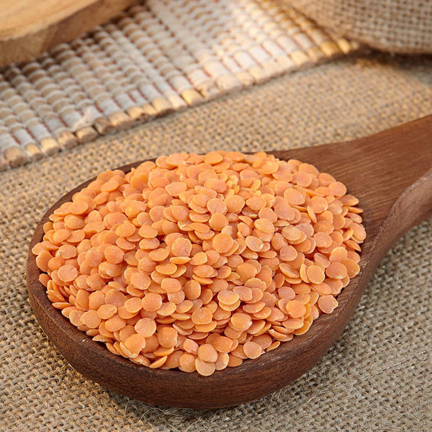 Organic Red Masoor Dal [Split] by Radha Govind|1000gm|2.2 lbs
