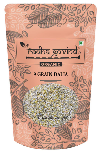 Organic 9 Grain Dalia by Radha Govind|500gm|1.1 lbs