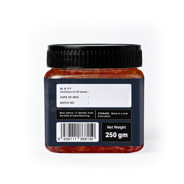ATHARV Organic Red Chilli Chutney(Non Garlic) Authentic Taste Pack Of 2 |550gm|1.21 lbs