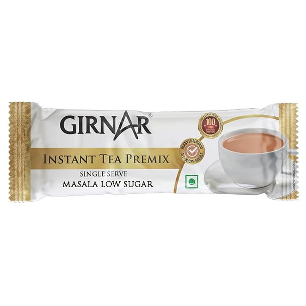 Girnar Low-Sugar Masala Tea Premix |100gm|0.22 lbs