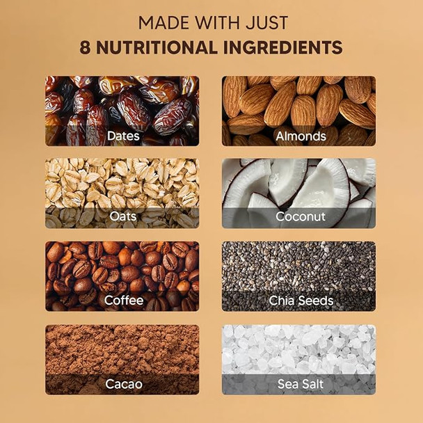 Eat Better Co Coffee Almond Laddoos - No Added Sugar|40gm|0.09 lbs