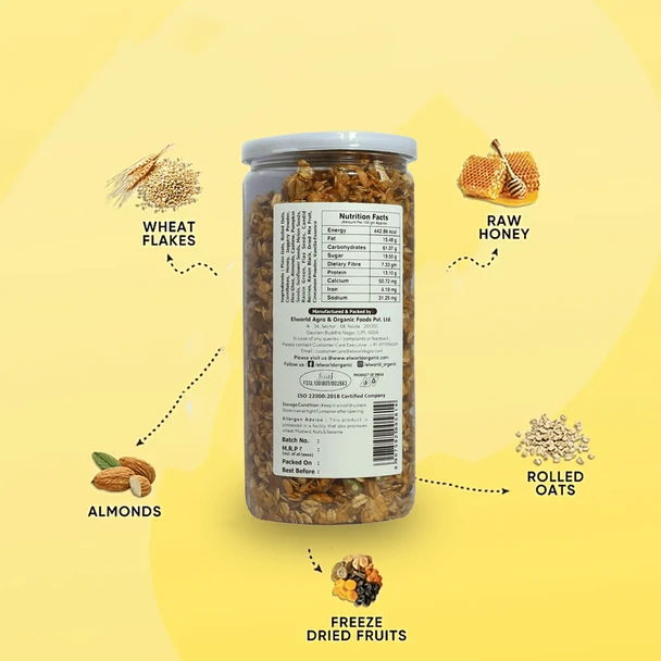 ELWORLD ORGANIC Muesli by EL WORLD|120gm|0.26 lbs