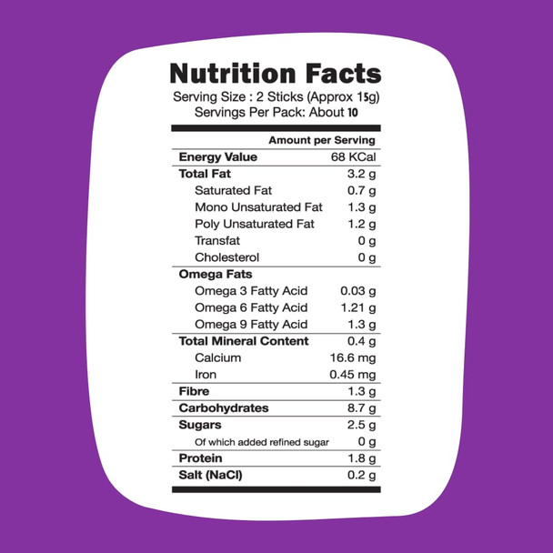 Early Foods Millet & Sesame Teething Sticks by EARLY FOODS|150gm|0.33 lbs