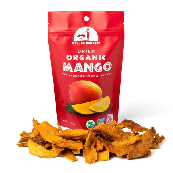 Mavuno Harvest Organic Dried Mango |56gm|0.12 lbs