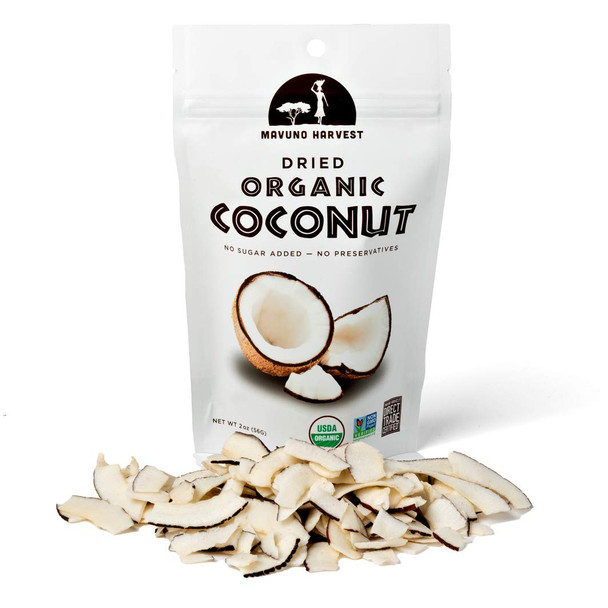 Mavuno Harvest Organic Dried Coconut |56gm|0.12 lbs