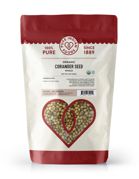 Pure Indian Foods – Coriander Seed by Pure Indian Foods|226gm|0.5 lbs