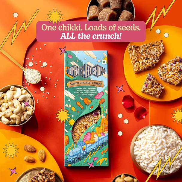 Bombay Sweet Shop  Super Crunch Chikki | 90gm | 0.2 lbs