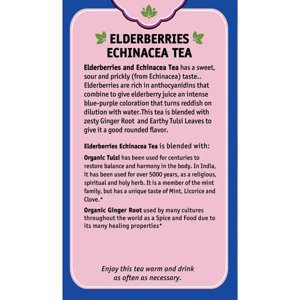 Herbal Cup - Elderberries Echinacea Tea | 25gm | 0.06 lbs