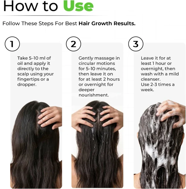 Avimee Herbal - Rosemary Hair Oil Rosemary Oil for Hair Growth, Hair Fall Control and Dandruff | 100ml | 3.38 oz