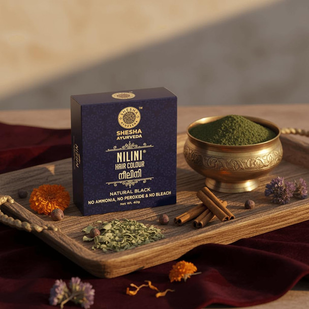 Shesha Ayurveda - Nilini Hair Color | 40gm | 0.09 lbs