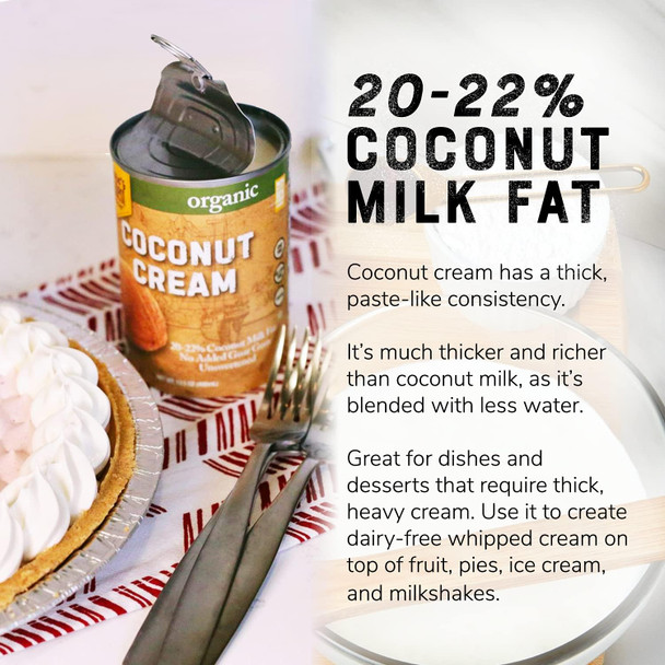 Nature's Greatest Foods - Organic Coconut Cream | 400gm | 0.88 lbs