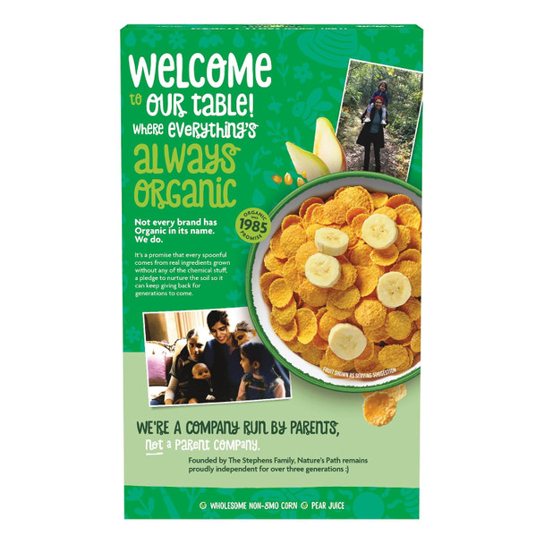 Nature's Path - Organic Fruit Juice Corn Flakes Cereal | 301ml | 10.18 oz
