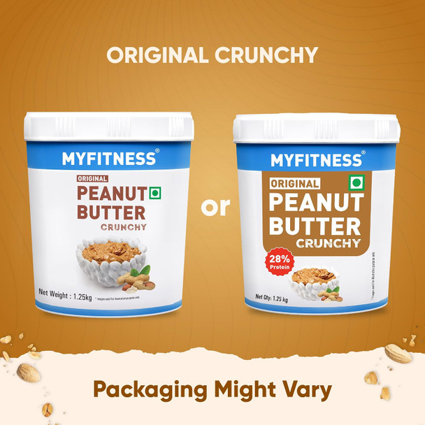 MYFITNESS - Original Classic Peanut Butter Smooth | 1250gm | 2.76 lbs