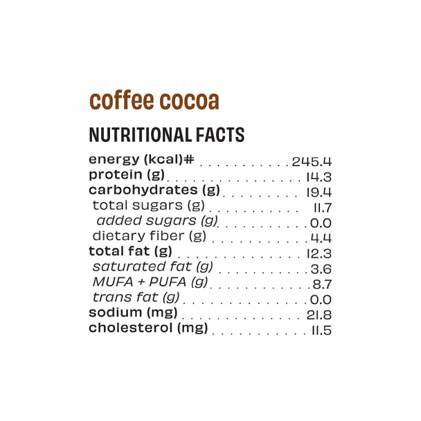 The Whole Truth - Coffee Cocoa Pro – Pro Bar | Protein Snack for Active Lifestyles|Pack of 6 x 52g each | 312gm | 0.69 lbs
