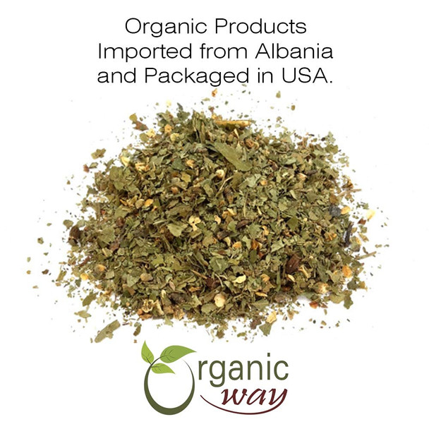 Organic Way - Hawthorn Leaf and Flower Whole - Herbal Tea | 454gm | 1.0 lbs