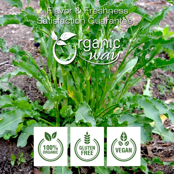 Organic Way - Yellow Dock Root Powder (Rumex crispus) - Pure Botanical Powder | 227gm | 0.5 lbs