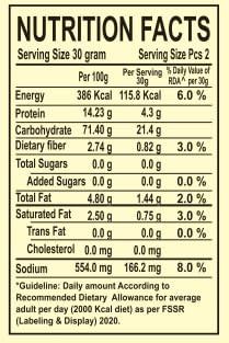 Snaqary - Roasted Moong Khakhra | 200gm | 0.44 lbs