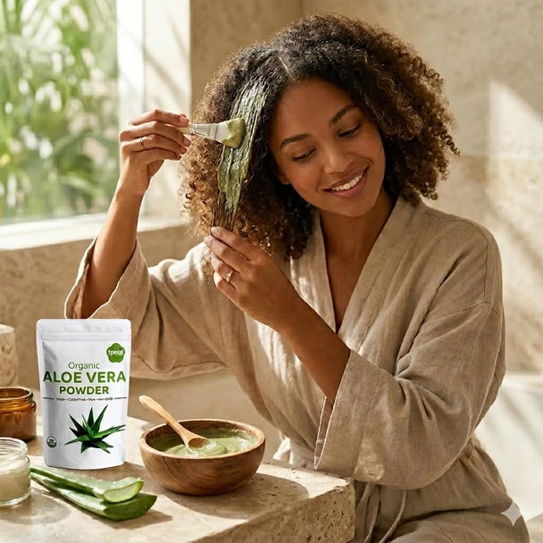 IYASA HOLISTICS - Organic Aloe Vera Powder | 227gm | 0.5 lbs