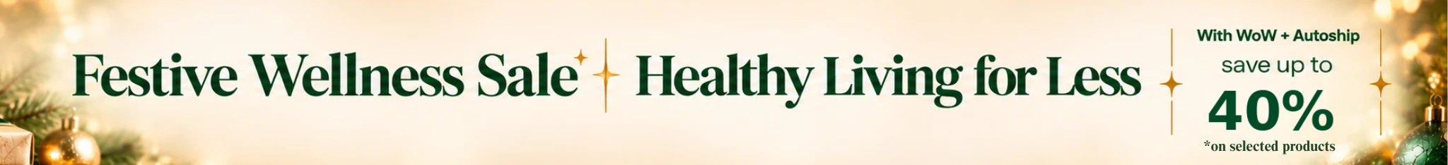 Festive Wellness Sale