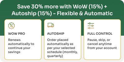 Why to Choose WoW + Autoship Why to Choose WoW + Autoship