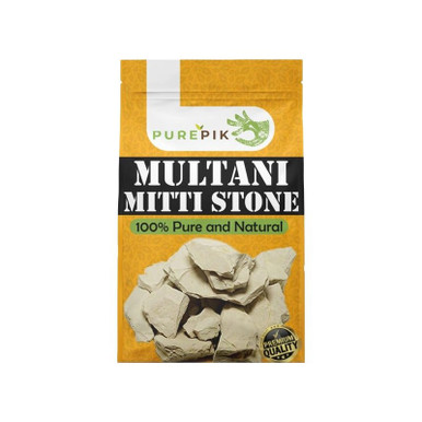 Purepik Organic Multani Mitti Stone|35.2Oz|2.2lbs