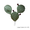 Artificial Loose Leaf Cactus by Hibler Bronze Company