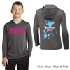 Youth Long Sleeve Hooded Performance Shirt (Lake)