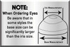 Eyes-Wolverine (Reflective-flat back-14/16mm)