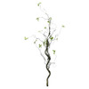Mossed Twig Vine w/ Leaves (52")