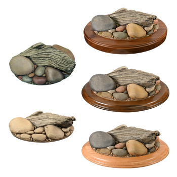 Rock/Driftwood Base (Large Oval)