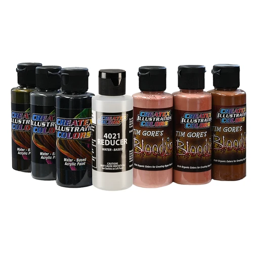 Paint Kit - Createx | Gamehead | Illustration