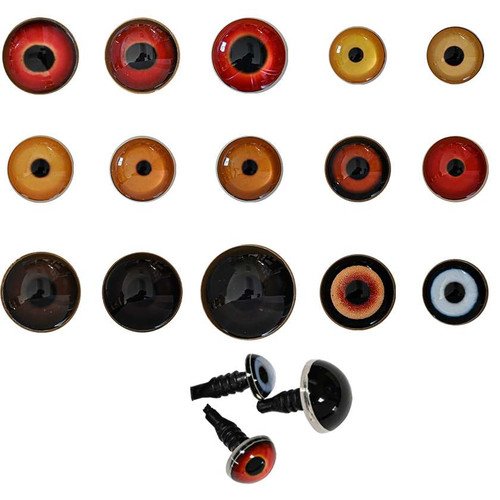 Eyes-Bird (Live Eyes) --- Dark Brown,9mm