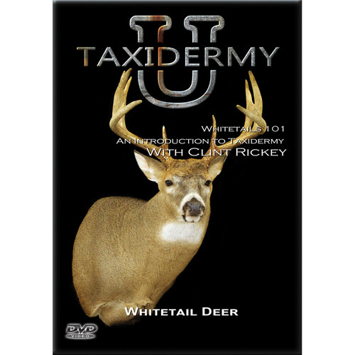 DVD-Whitetails 101 - An Introduction to Taxidermy with Clint Rickey (by Taxidermy University)