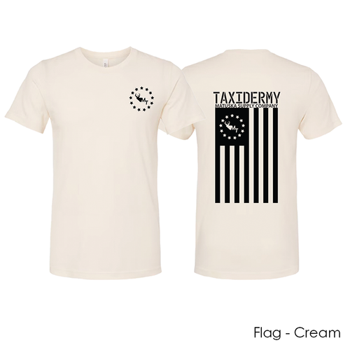 T-Shirts (Ultra Soft) Flag Cream Shirt
